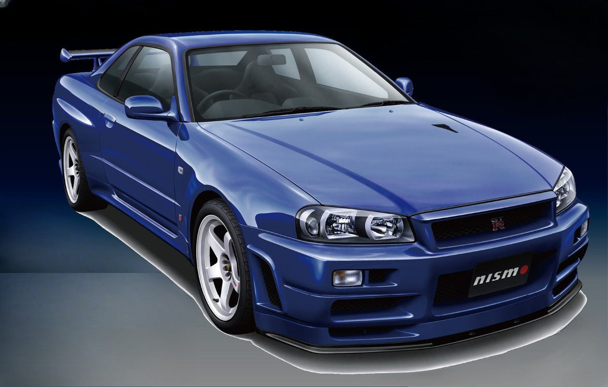 Fujimi 04803 ID1003 Skyline GT-R BNR34 Nismo 1/24 Scale Model W/Nismo 40th Case Main image
