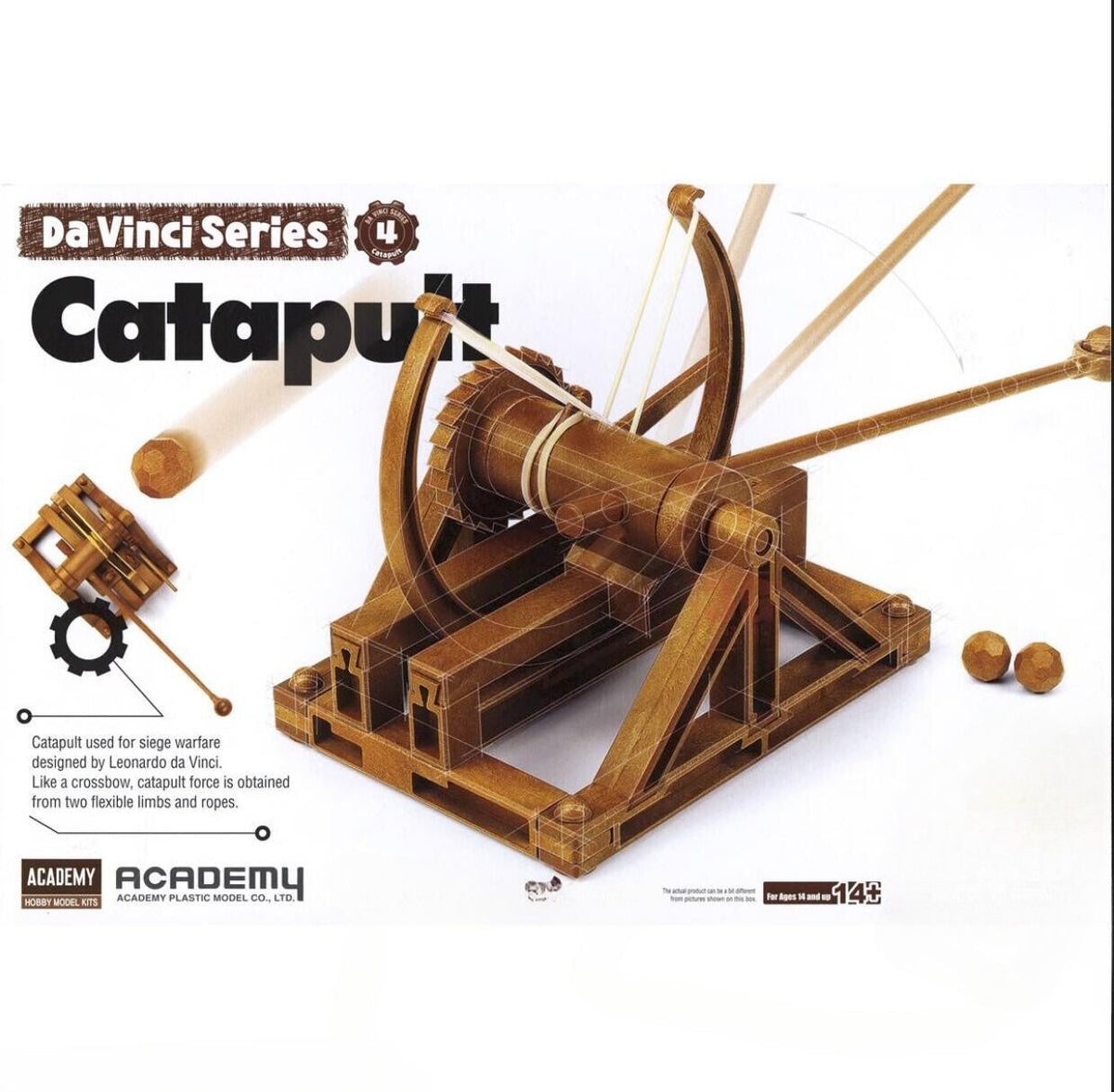 Academy 18137 Da Vinci Catapult Machine (Plastic model) Main image