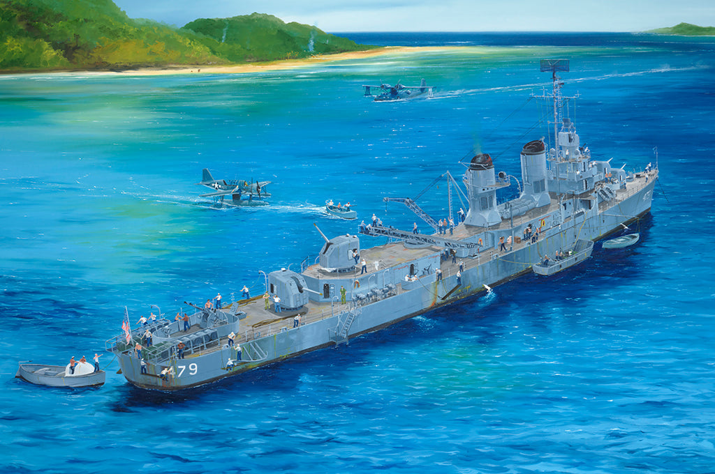 Trumpeter 03722 1:200 Scale USS Stevens DD-479 Precision Model Assembly Kit — scale model kit