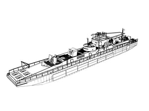 MRY-SFW RHWS002 German D1-Class Artillery PontoonWater Line Adult Collectible