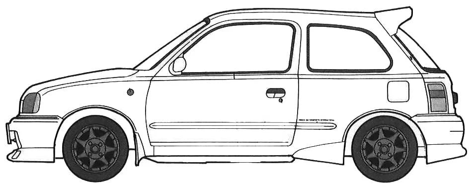 Fujimi 04736 Inch Up Series No.295 March K11 NISMO 1/24 Plastic Model Kit ID295 Secondary image