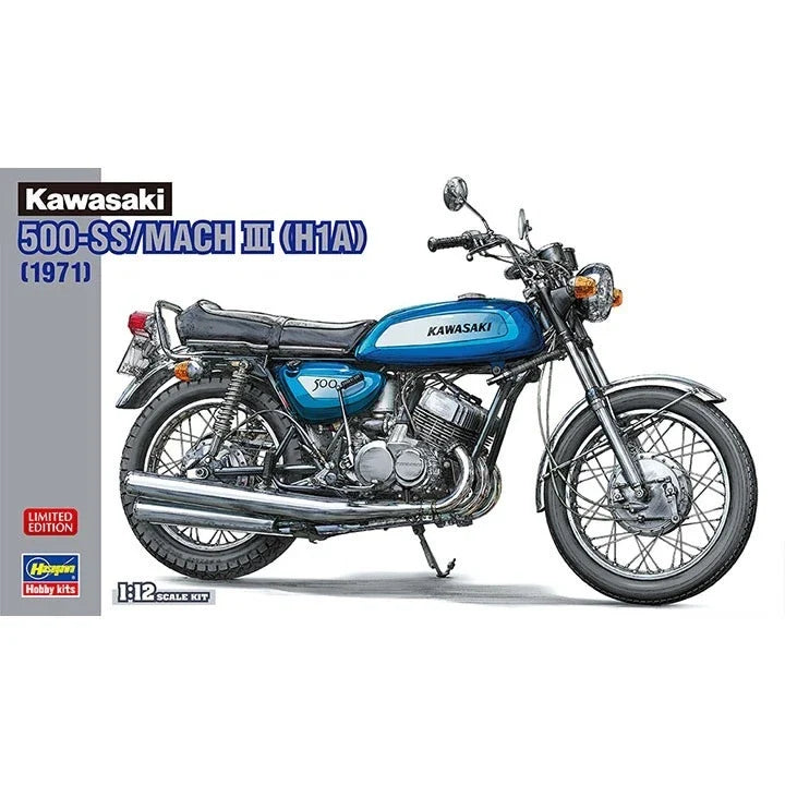 Hasegawa #21735 1/12 Kawasaki 500-SS/MACH III - H1A Secondary image