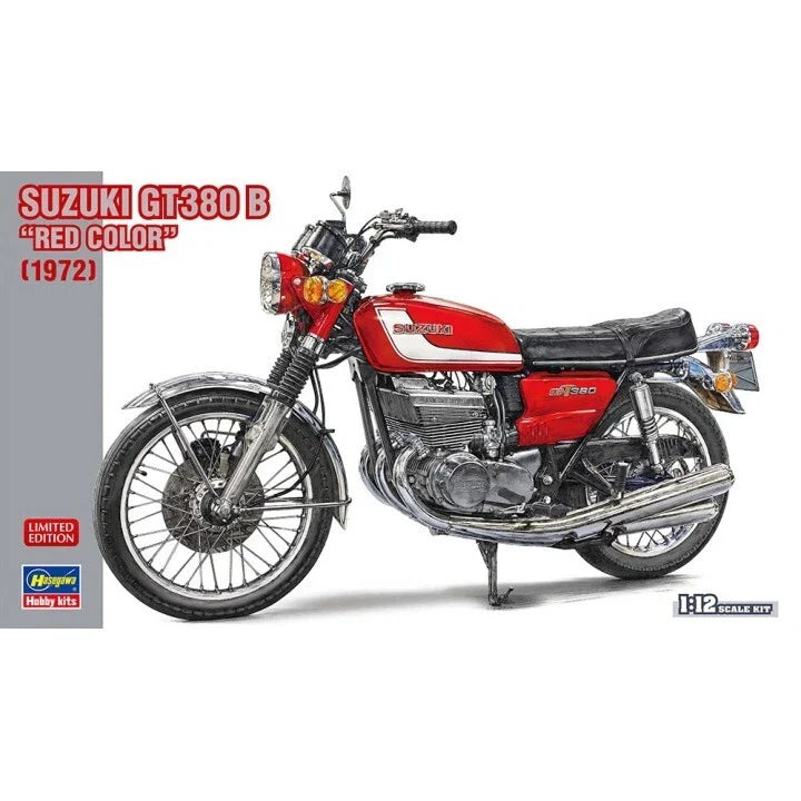 Hasegawa #21756 1/12 Suzuki GT380 B Red Color Secondary image