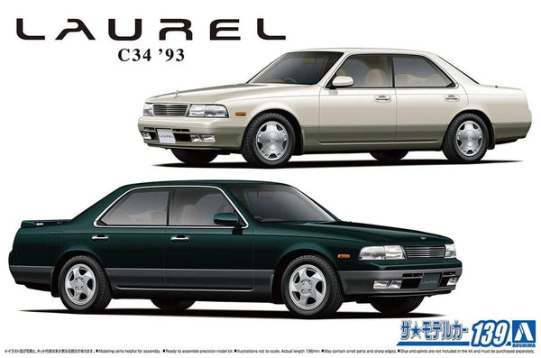 Aoshima 1/24 Nissan GC34 Laurel Medalist V/ Club S '93