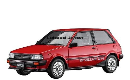 Hasegawa 20660 1/24 Scale Toyota Starlet EP71 Si Limited 3-Door Mid-Model Red Plastic Main image