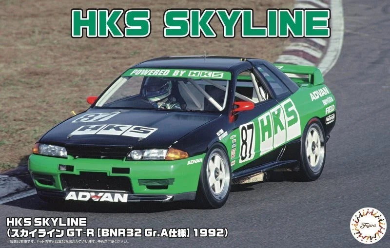 Fujimi 04757 ID-304 1/24 Model Car Kit HKS Nissan Skyline GT-R R32 Gr.A JTCC'92