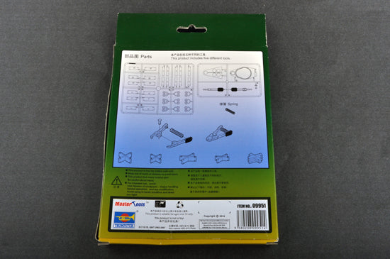 Master Tools 09951 Model Kit Tool Set-Clamp/Clamp for Elastic Band/Bottle Opener