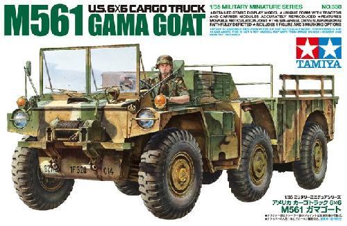 Tamiya 35330 1/35 Scale Military Model Kit US 6x6 Cargo Truck M561 Gama Goat