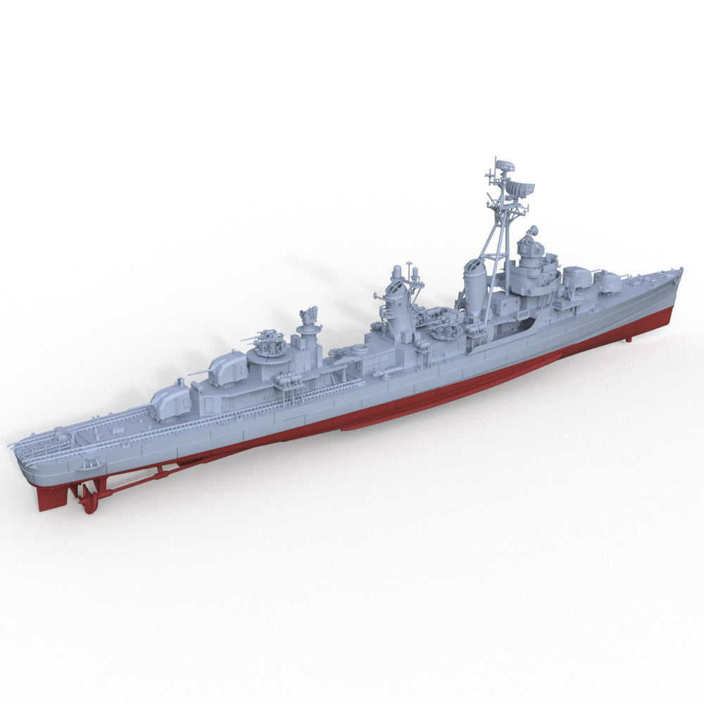 SSMODEL SSC600729 1/600 Military Model Kit German Z21 Destroyers Z4 1960 — detail view 3