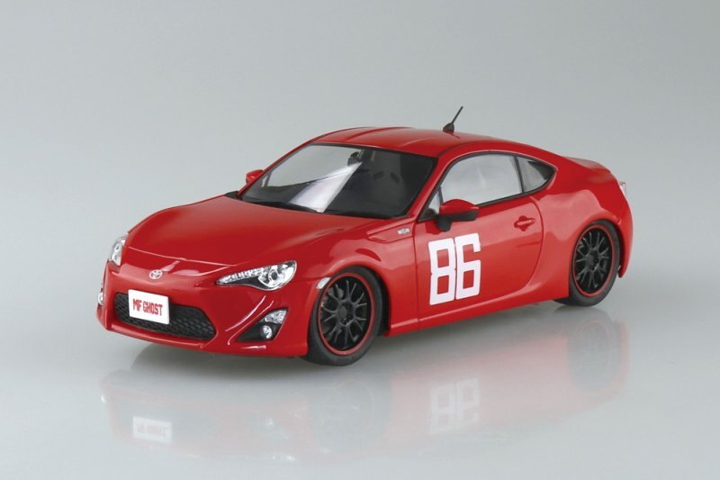 Aoshima AO-06782 1/24Car Kit MF Ghost Toyota 86 ZN6 Comics Vol 1 Katagiri Kanata Main image