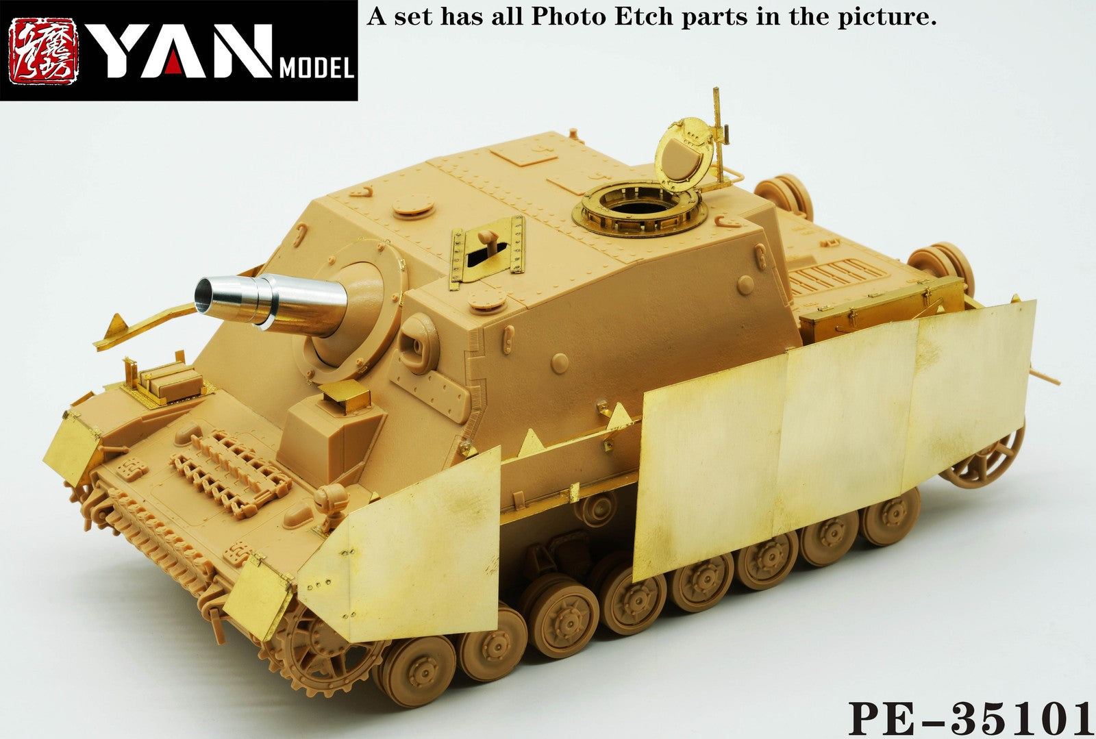 Yan Model PE35101 1/35 sd.kfz.166 STURMPANZER IV (forTAMIYA 35353) — scale model kit