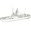 SSMODEL SSC700150S 1/700 Military Model LY Beir Grassa Missile Boat FULL HULL
