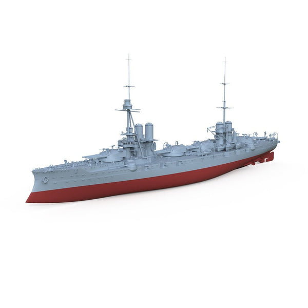 SSMODEL SS700502S 1/700 Military Italy Dante Alighieri Battleship 1923 Full Hull