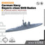 SSMODEL SSC1250589 1/1250 Military Model Kit German Navy Bayern-class SMS Baden