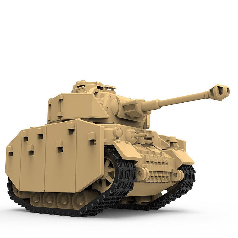Meng WWT-013 German Medium Tank Panzer IV Q Edition Plastic Assembly Model Kit — detail view 2