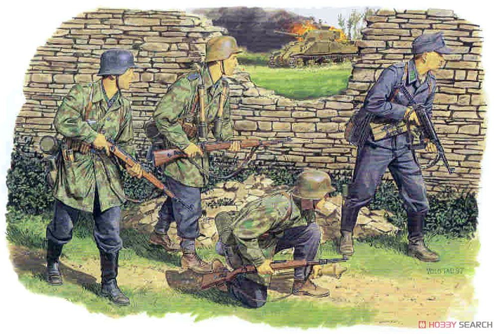 DRAGON 6084 1/35 Scale 16th Luftwaffe Field Division (Normandy 1944) Model Kit Secondary image