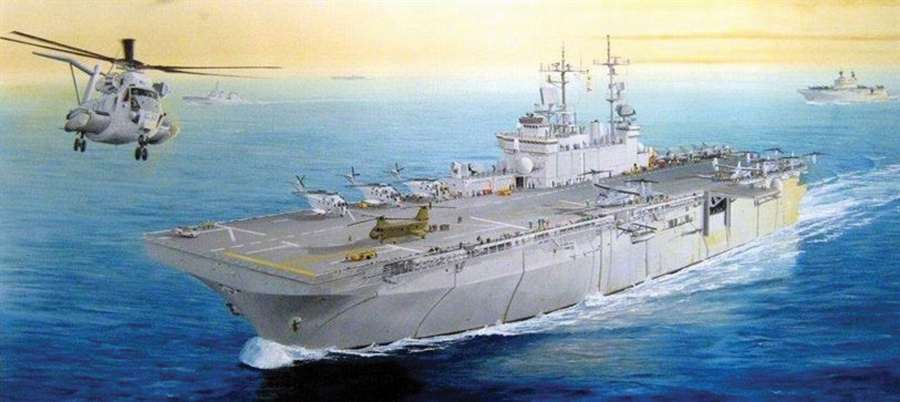 Hobby Boss *HobbyBoss* 1/700 USS Wasp LHD-1 #83402 Main image