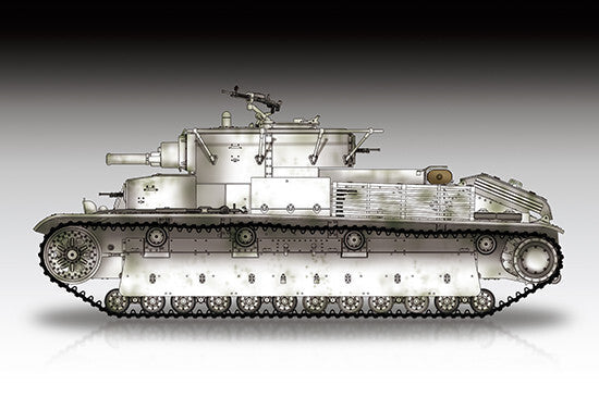 Trumpeter 07151 1/72 Soviet T-28 Medium Tank (Riveted) Armor Assembly Model Kit Secondary image
