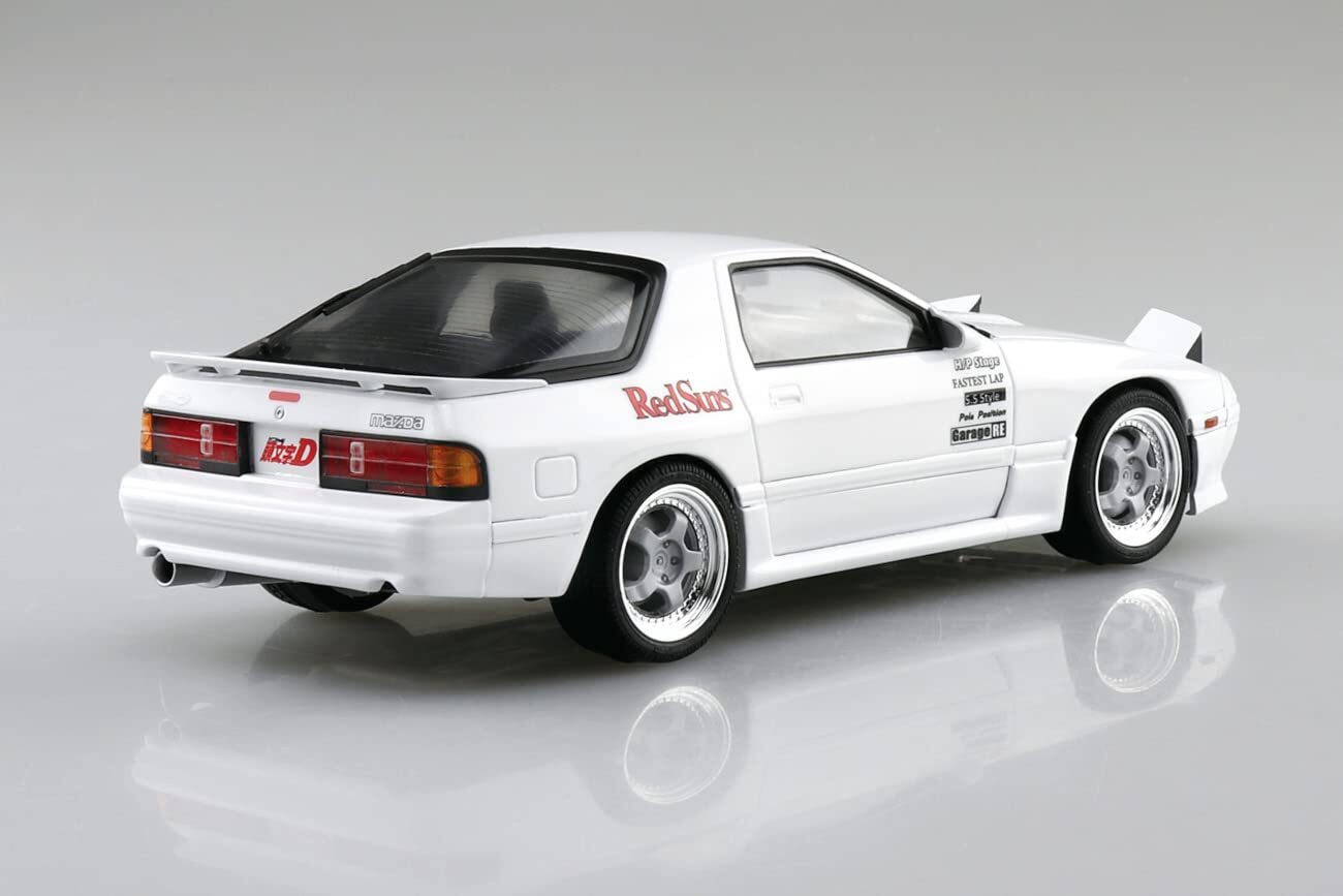 Aoshima AO-06249 1/24 Car Kit Initial D Mazda Savanna RX-7 FC3S(Comics Vol.5) 366438886179 Secondary image