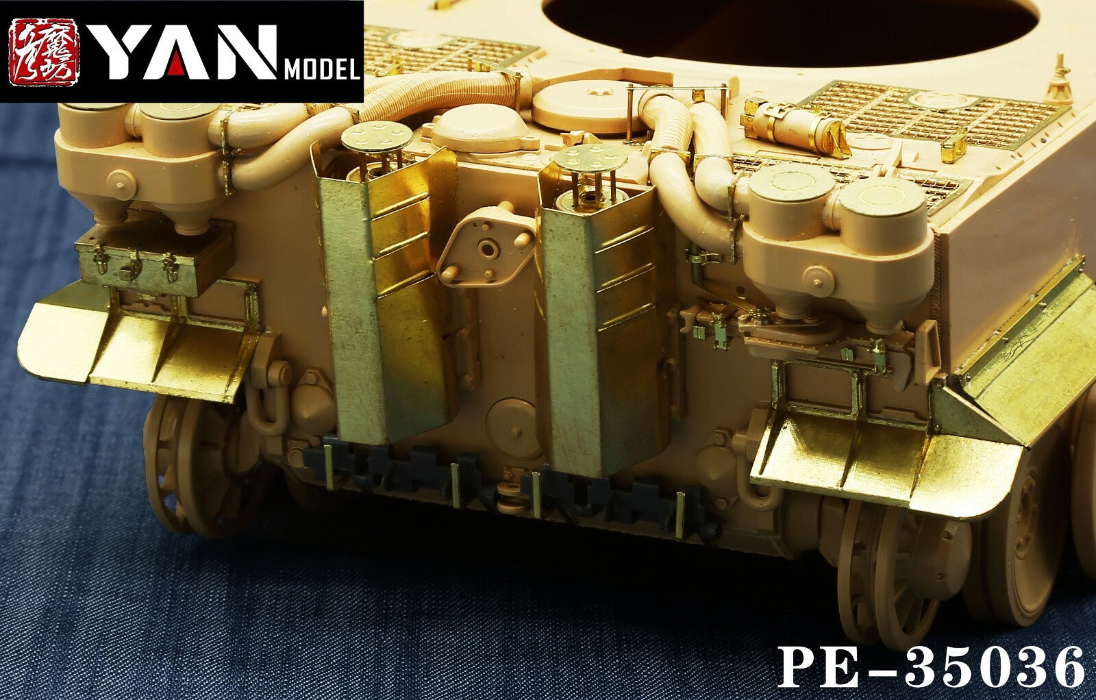 Yan Model PE-35036 1/35 Tiger I Early Photo Etches for Rye Field 5001/5050 Secondary image