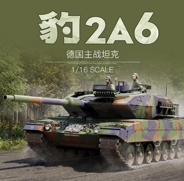 Trumpeter 00966 1/16 German Leopard 2A6 Main Battle Tank Model Kit