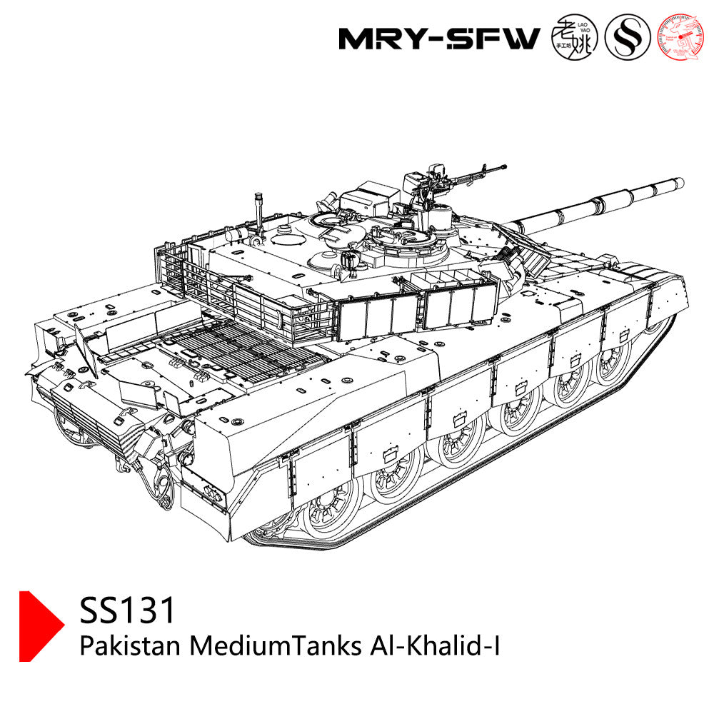 SSMODEL SS35131 1/35 Military Model Pakistan MediumTanks Al-Khalid-I 3D PRINTING