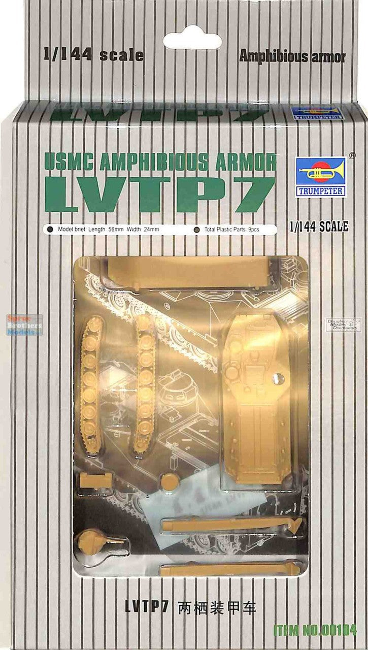 TRP00104 1/144 Trumpeter USMC LVTP7 Main image