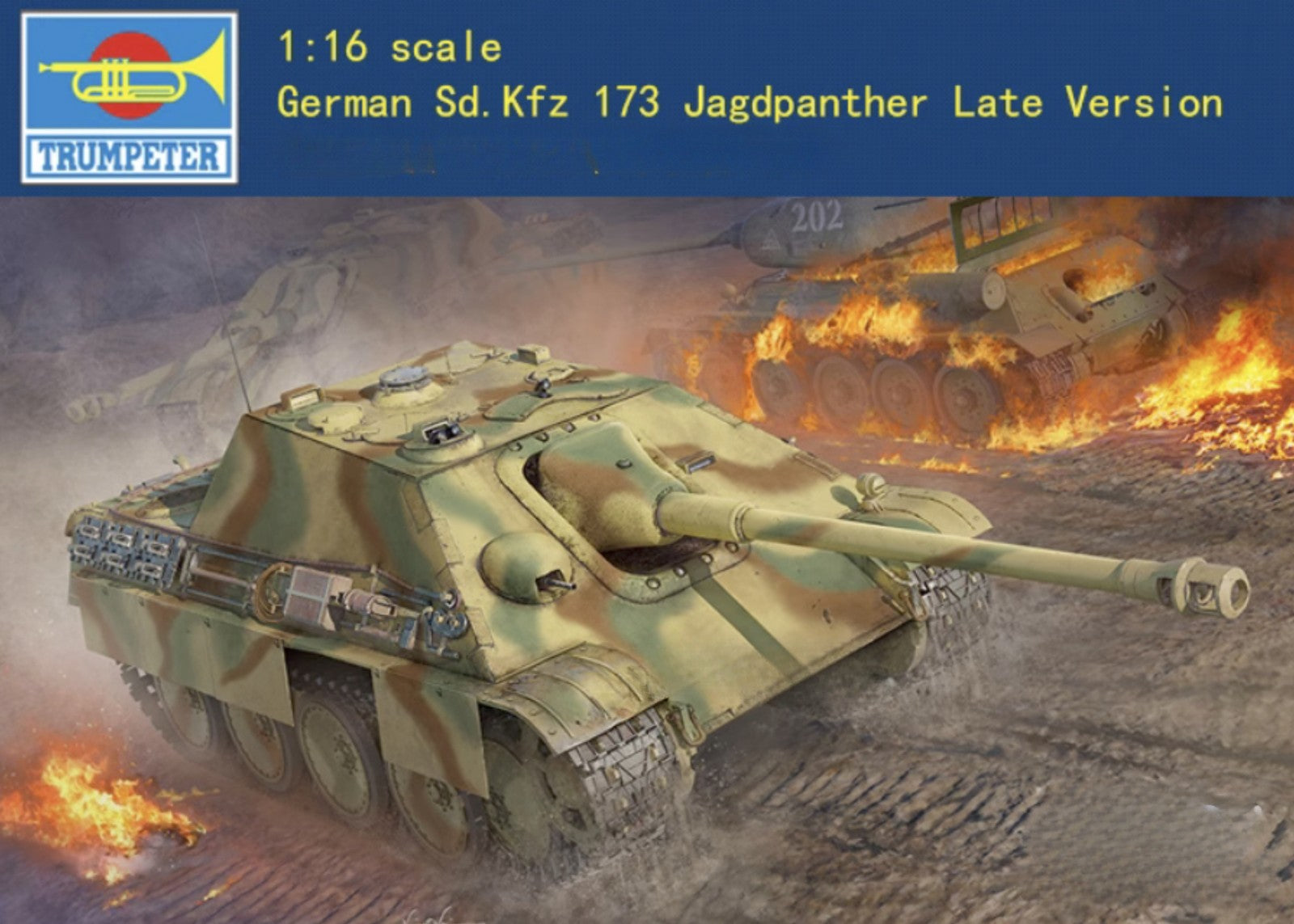 Trumpeter 00935 1/16 German Sd.Kfz 173 Jagdpanther Late Version Model Main image