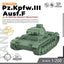 SSMODEL SS200712 1/200 Military Model Kit Pz.Kpfw.III Ausf.F