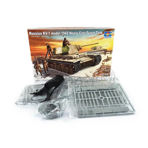 1/35 Trumpeter Heavy Cast Turrey Tank Russian KV-1 1942 00359 Static Model