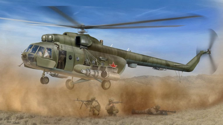 Trumpeter 05815 1/48Mi-8MT Hip-H Military Aircraft Helicopter Model Kit Main image