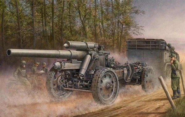 Trumpeter 02304 GERMAN 15cm S.FH 18 FIELD HOWITZER 1/35 Model Kit Main image