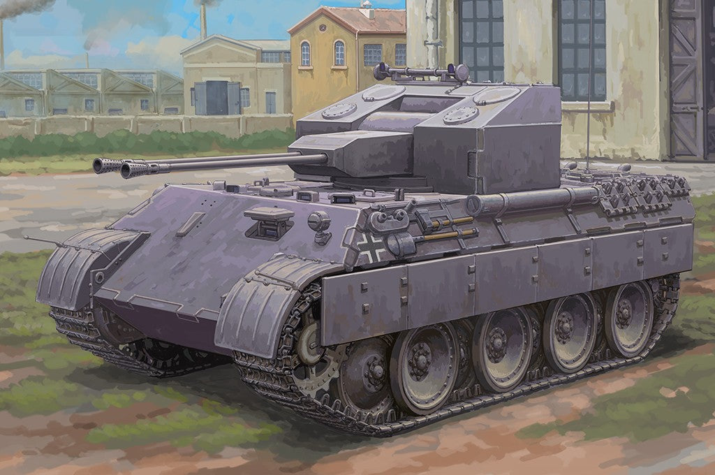 Hobby Boss 84832 GERMAN FLAKPANZER V AUSF.A 1:48 Model Kit- Main image