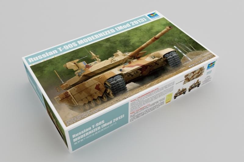 1/35 TRUMPETER KIT Russian T-90S Modernized Mod.2013 TR09524 MMC — scale model kit