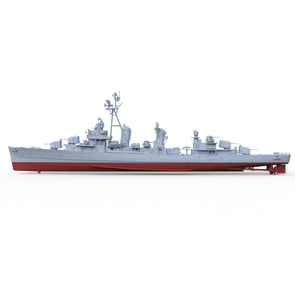 SSMODEL SSC600729 1/600 Military Model Kit German Z21 Destroyers Z4 1960 Main image