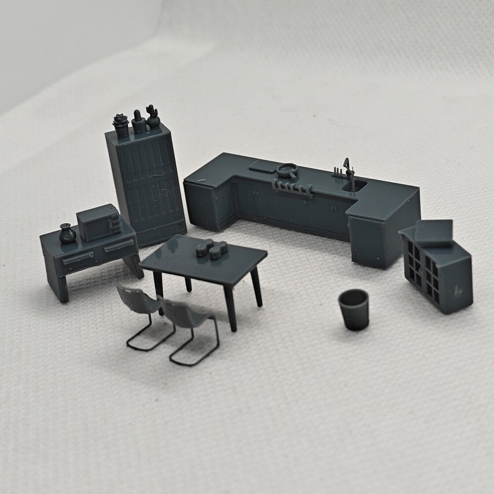 SSMODEL LYTS64012 1/64 S Scale Scenes Simulated Kitchen And Dining Table Models — detail view 3