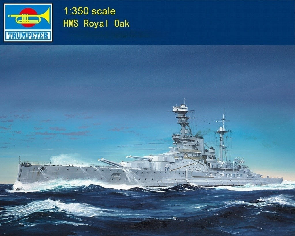 Trumpeter 05378 1/350 HMS Royal Oak Battleship Precision Assembly Model Kit Main image