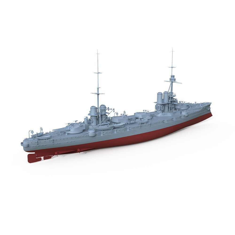 SSMODEL SS700502S 1/700 Military Italy Dante Alighieri Battleship 1923 Full Hull