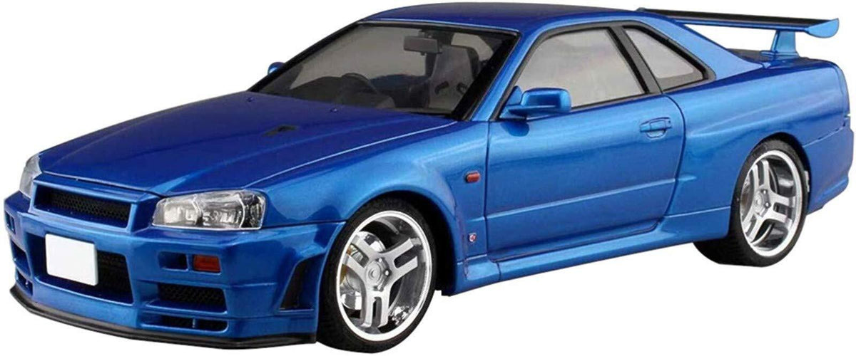 Aoshima AO-05733 1/24 Initial D Hoshino Kozo BNR34 Skyline GT-R sports car Main image