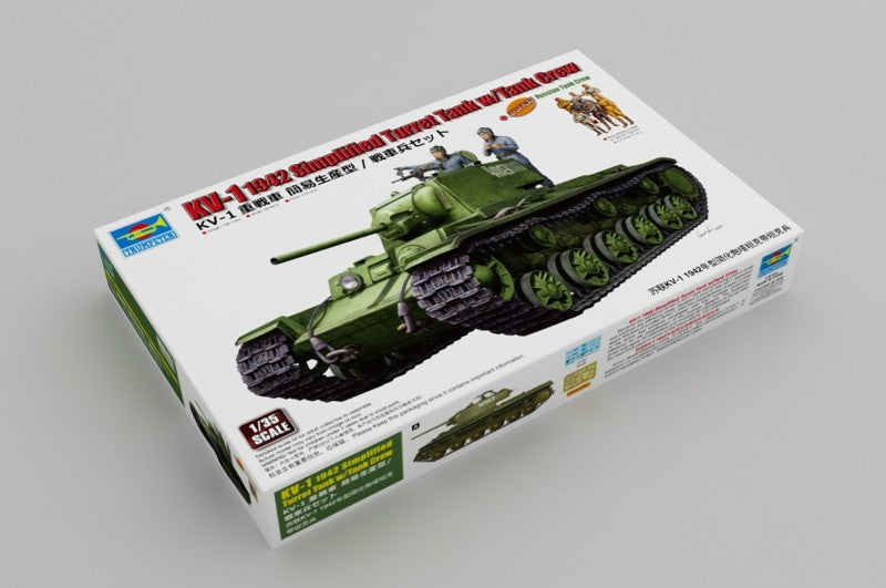 Trumpeter 09597 1:35 scale KV-1 1942 Simplified Turret Tank w/Tank Crew kit — detail view 5