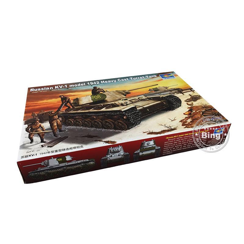 1/35 Trumpeter Heavy Cast Turrey Tank Russian KV-1 1942 00359 Static Model