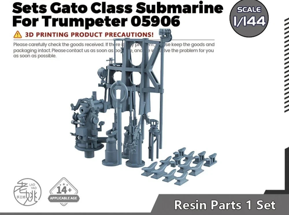 SSMODEL MRY-SFW LYCG144902 1/144 Sets Gato Class Submarine With Trumpeter 05906 Main image