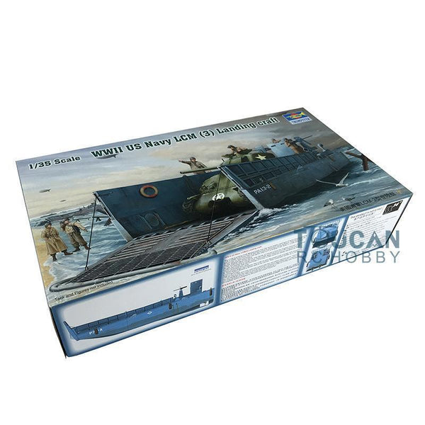 1/35 Trumpeter World War II US Landing Craft Machanize LCM(3) 00347 Static Model