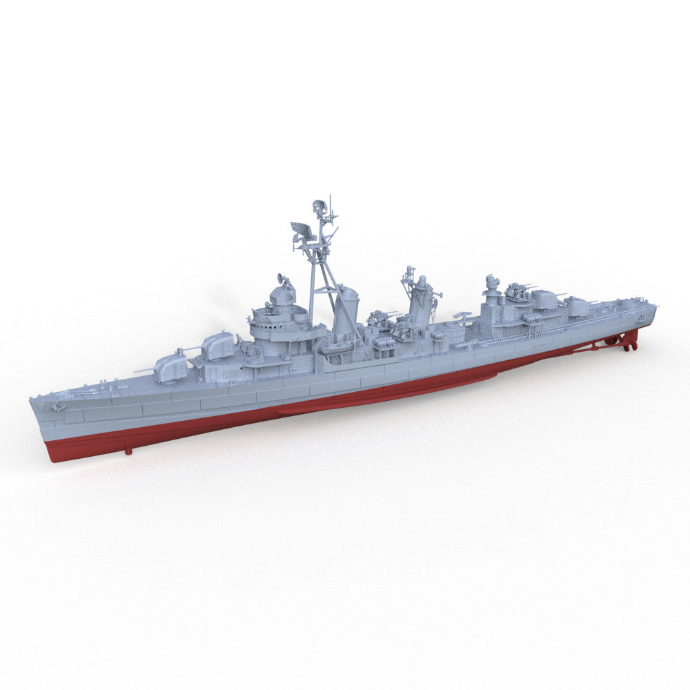 SSMODEL SSC600729 1/600 Military Model Kit German Z21 Destroyers Z4 1960 Secondary image