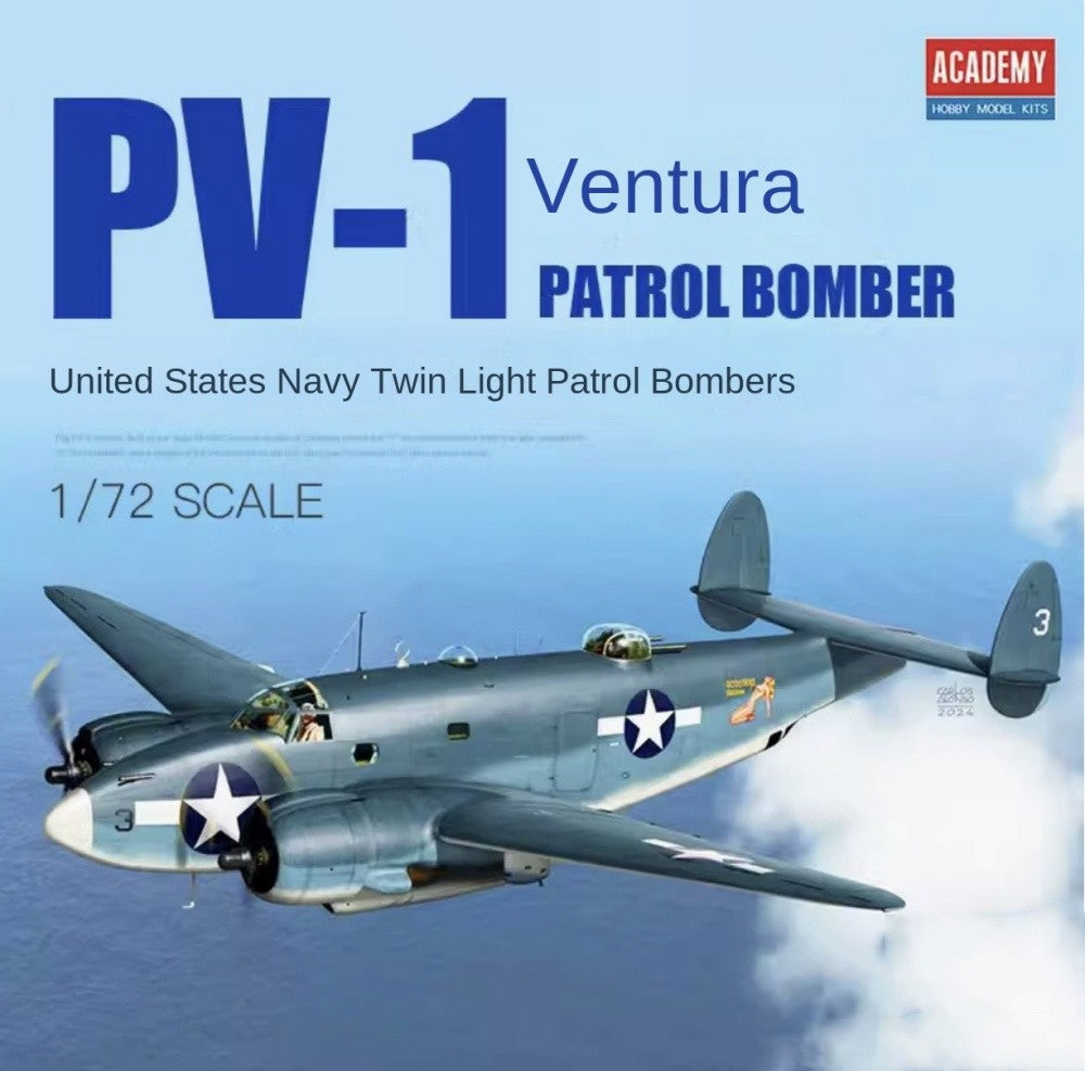 Academy AC12587 1/72 USN PV-1 “Patrol Bomber” Model Kit Main image