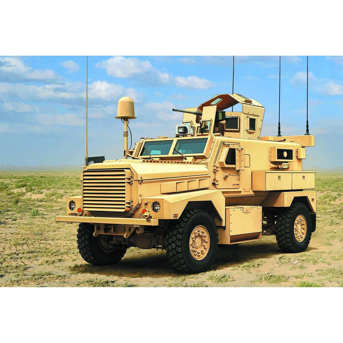 80156 1/35 HA1 4X4MRAP Mine Resistant Ambush Protected Vehicle Static Car Kit Main image