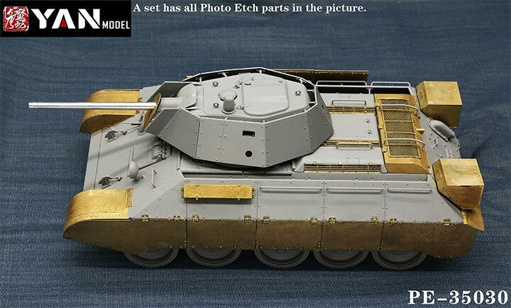 Yan Model PE35030 1/35 T-34/76 Detail Up Set for Border Model BT-009 Main image