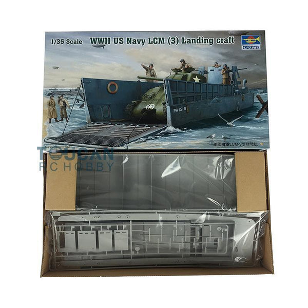 1/35 Trumpeter World War II US Landing Craft Machanize LCM(3) 00347 Static Model