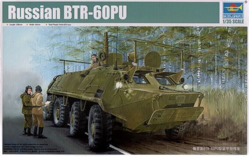 Trumpeter 01576 1/35 Soviet BTR-60PU — scale model kit
