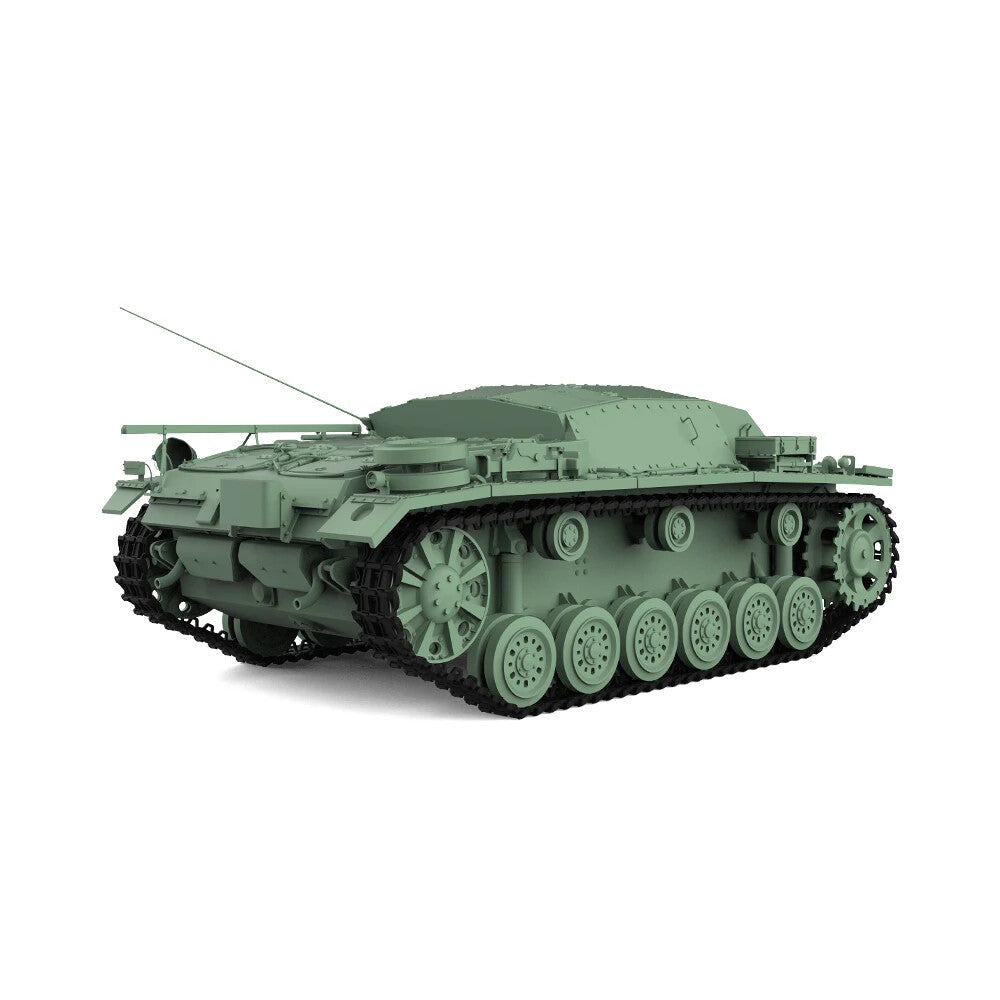 SSMODEL SS72718 1/72 25mm Military ModelKit German StuG.III Ausf.B — detail view 3